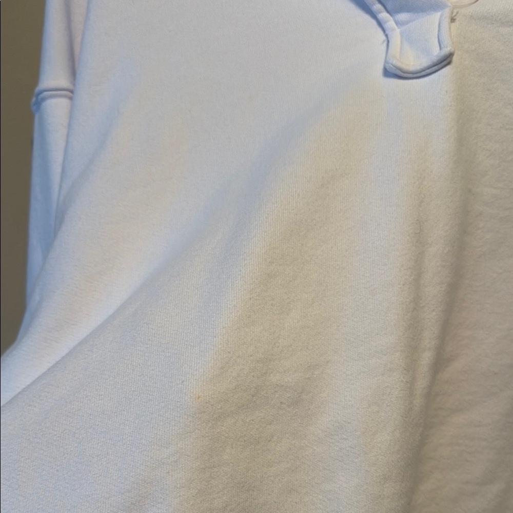Daily Drills White Collared Pullover - Picture 3 of 4